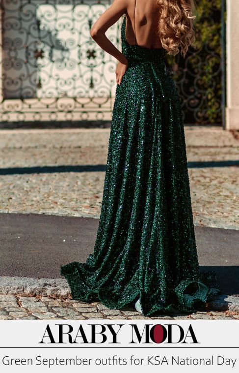 Green September outfits for 95th Saudi National Day