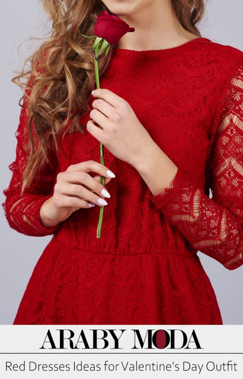 Red Dresses Ideas for Valentine's Day Outfit