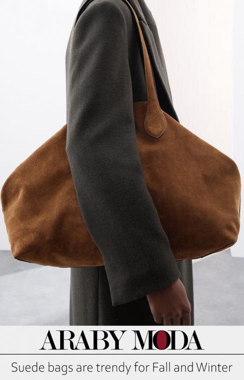 Suede bags are trendy for Fall and Winter