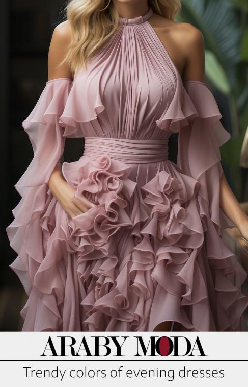Trendy colors of evening dresses for this year