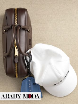 A collection of trendy Miu Miu accessories for an elegant summer