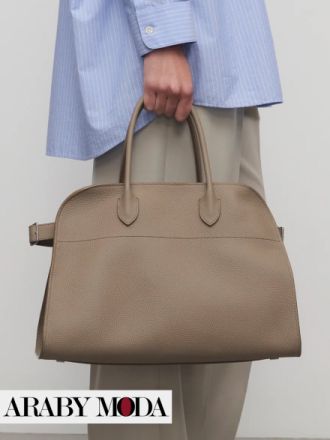 الفخامة تتحدث بصمت مع شنطة ذا رو الجلدية