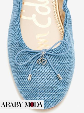 Jeans in Sam Edelman's Felicia Ballerinas for trendy balletcore style