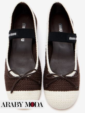 Miu Miu Crochet Ballerinas for the most unique & beautiful example for balletcore style