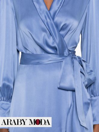 A Picture of the Zimmermann Blue Silk Dress Belt