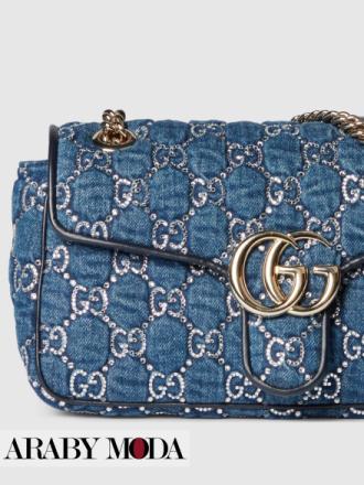 Gucci Marmont jeans bag