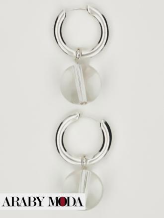 Silver Massimo Dutti earrings coordinate with your look Autumn