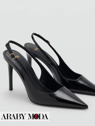 كعب مانجو اسود كلاسيكي برأس مدبب يكمل اوتفيت رمضان كعب مانجو اسود كلاسيكي برأس مدبب يكمل اوتفيت رمضان