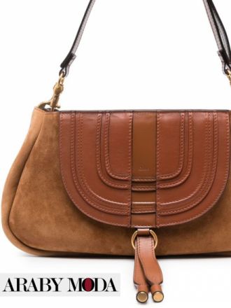 Chloe Marcie Suede Bag - Front View