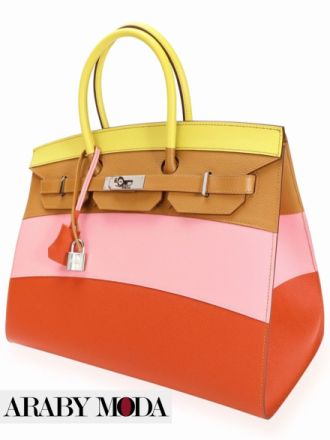 Hermes Birkin 35 Leather Bag in Four Colors