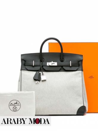 Birkin 40 Criss Cross Toile & Evercolor Bag 2023 Edition