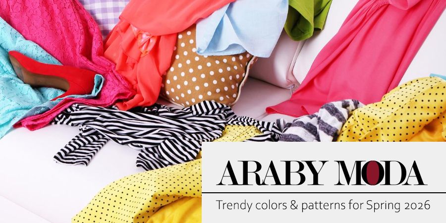 Trendy colors & patterns for spring 2026