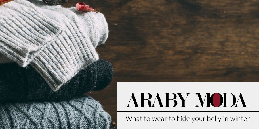 What to wear to hide your belly in winter outfit