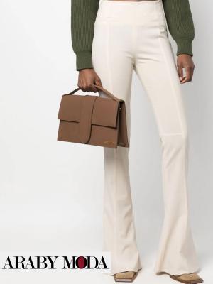 Jacquemus Le Bambinou Leather Tote Bag for Formal Style