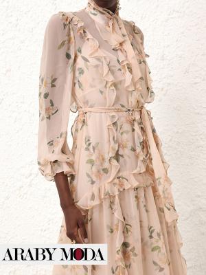 Zimmermann midi dress with iconic design - side view