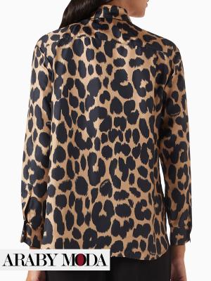 Max Mara Etna Printed Silk Shirt _ Back View