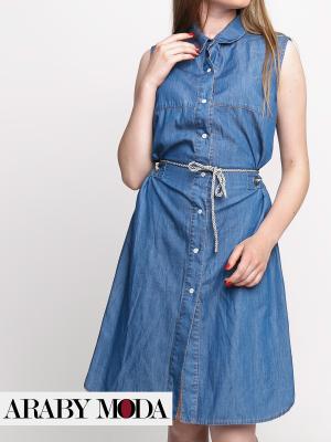 Youth blue jeans casual daily dresses