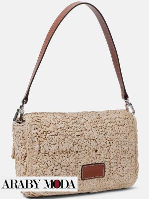 Staud Timmy Crochet Bag with Luxurious Leather Inserts