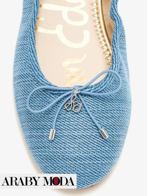 Jeans in Sam Edelman's Felicia Ballerinas for trendy balletcore style