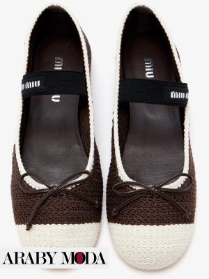 Miu Miu Crochet Ballerinas for the most unique & beautiful example for balletcore style