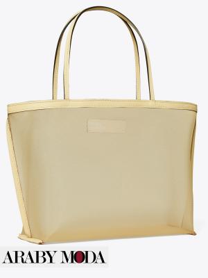 Gold Tory Burch Mesh Bag