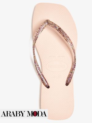 Sequined beach Flip-Flops for a stroll on the beach