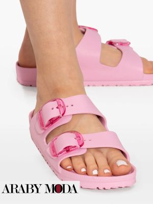 Pink Birkenstock slippers for ultimate softness and comfort