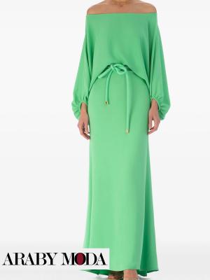 Green Silvia Tcherassi Lorella Dress