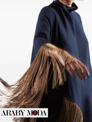 Golden tassels for the most beautiful winter kaftan from Taller Marmo