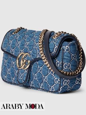 Gucci Marmont denim bags