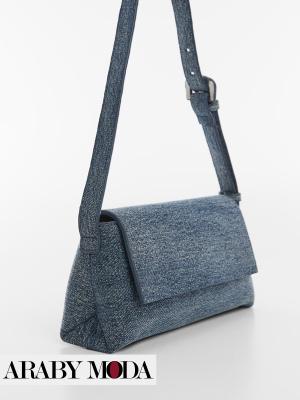 Modern and trendy Mango jeans bag