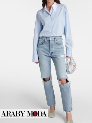 Ripped jeans that match the various styles of millennial women