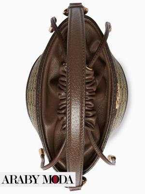 Gucci Ophidia Mini Supreme Canvas Bucket Bag_Upper View