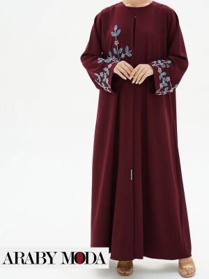 اوتفيت رمضان انيق باللون العنابي