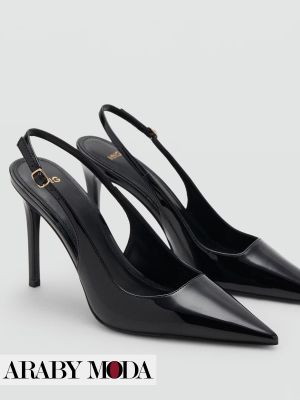 كعب مانجو اسود كلاسيكي برأس مدبب يكمل اوتفيت رمضان