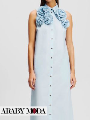 Karl Lagerfeld's Flowers embellished maxi dress