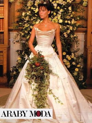 Victoria Beckham wedding dress