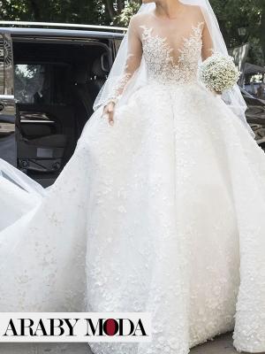 Victoria Swarovski's wedding dress