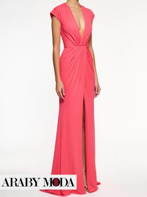 Jersey evening dress from designer Elie Saab