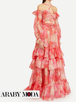 Zuhair Murad organza off-the-shoulder dress