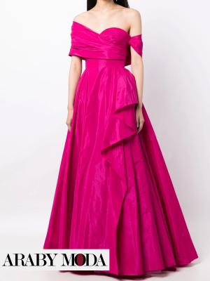 Zuhair Murad silk evening dress