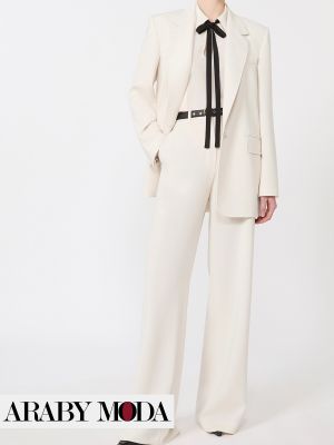 اوتفيت رسمي مونوكروم بلون راقصة السحاب الترندي الناعم الانيق