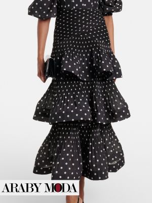 حيوية في كل خطوة مع تنورة بولكادوت بطبقات