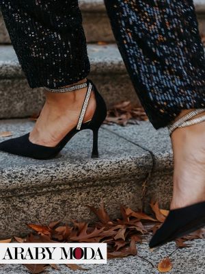 الكعب العالي ايضا متناسق مع اطلالات الشتاء واعتمدي على عروض البلاك فرايدي لتسوقه