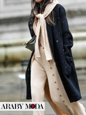 البساطة هي اساس في ملابس الشتاء متعددة الطبقات لصورة اكثر نحافة