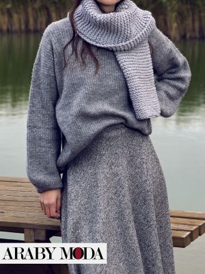 في اوتفيت الشتاء يجب الابتعاد عن الملابس الضيقة لتمنحي قوامك صورة نحيفة