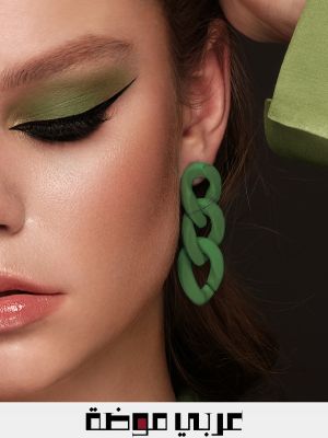 أفكار مكياج بالاخضر لليوم الوطني السعودي